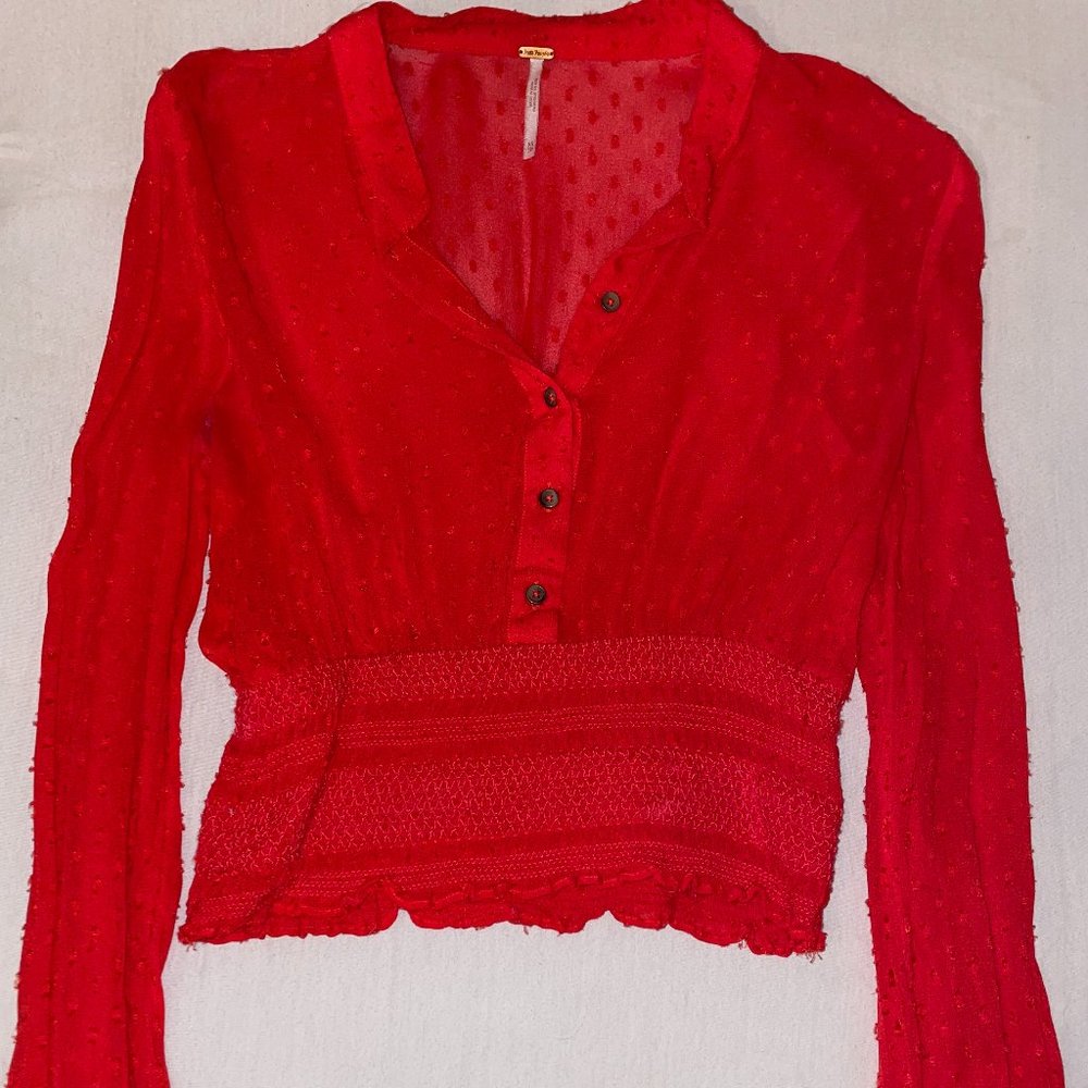 Free People Crystal Clear Buttondown